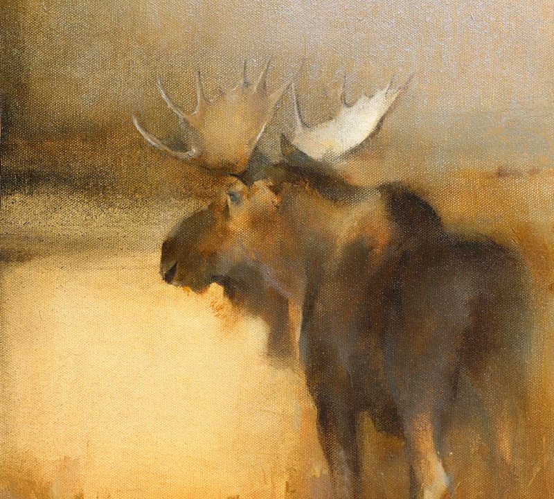 Kathryn Mapes Turner | Artist | Jackson Hole, Wyoming | The-Listener_16-x-12_oil-on-canvas